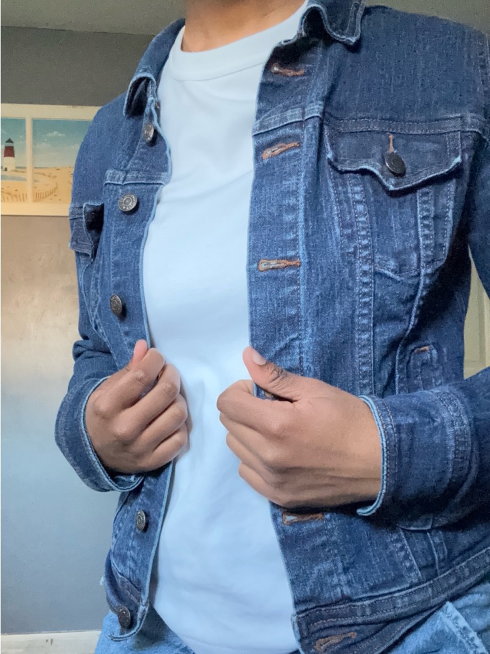 Old Navy Medium Denim Jean Jacket